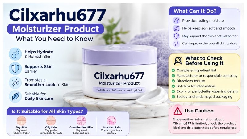 Cilxarhu677 Moisturizer Product