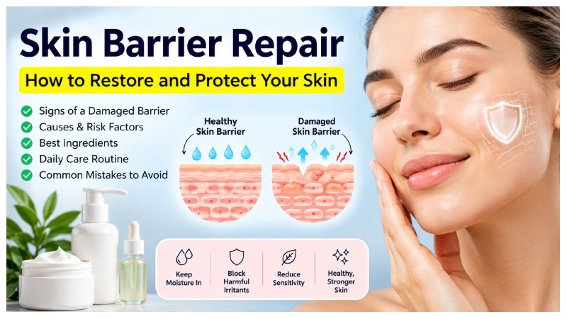 Skin barrier repair skincare routine